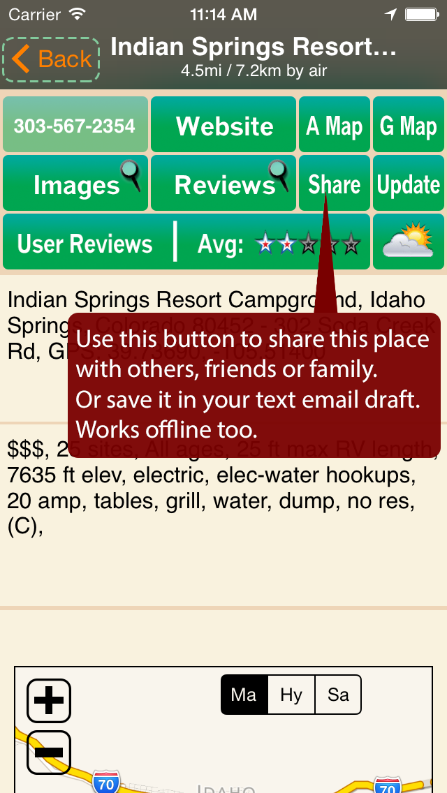 Allstays Camp and RV RV Parks Campgrounds App